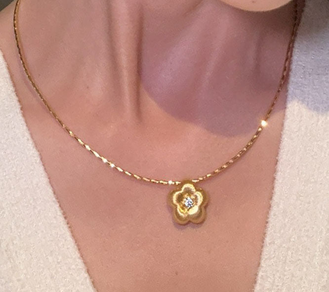 Plum Blossom Necklace For Women Jewelry