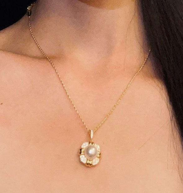 Pre-loved pearl necklace For Women Jewelry