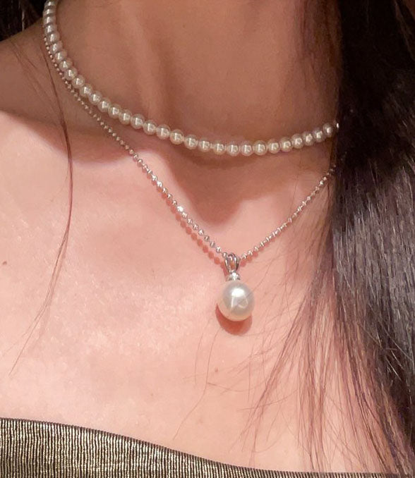Single pearl necklace For Women Jewelry