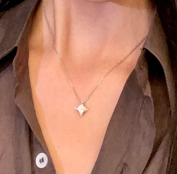 Star Diamond Necklace For Women Jewelry