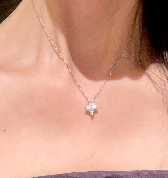 Star Diamond Necklace For Women Jewelry