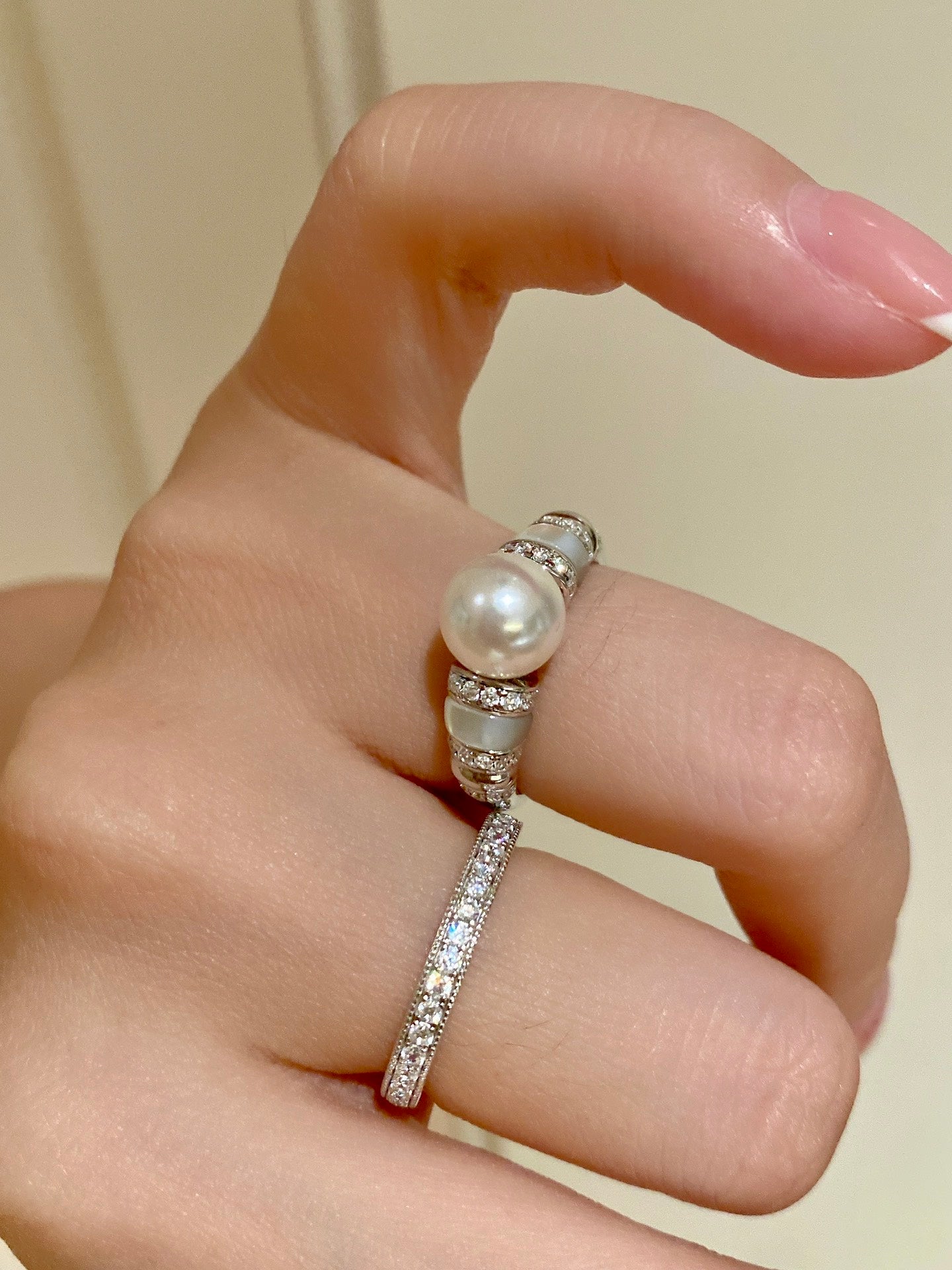 Semi-pave Diamond Ring For Women Jewelry