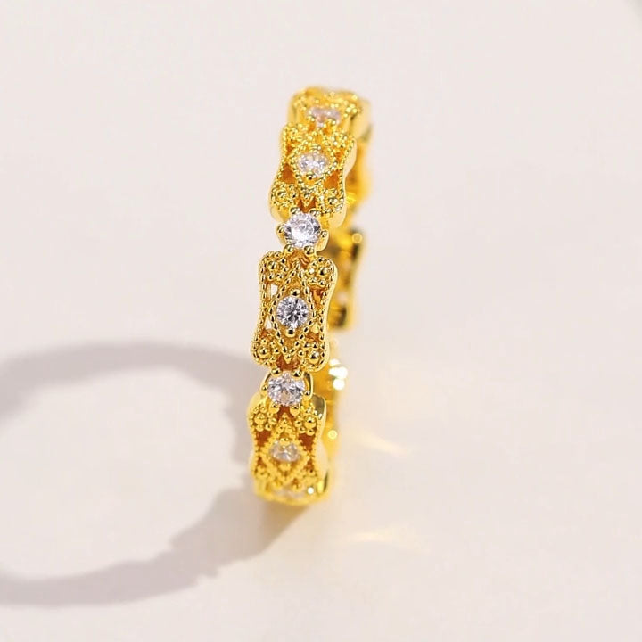 Skeleton Diamond Ring For Women Jewelry