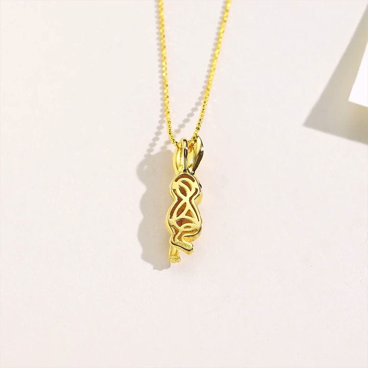 Rabbit Brushed Necklace For Women Jewelry