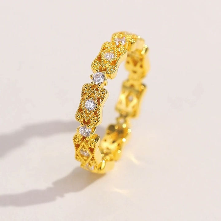 Skeleton Diamond Ring For Women Jewelry